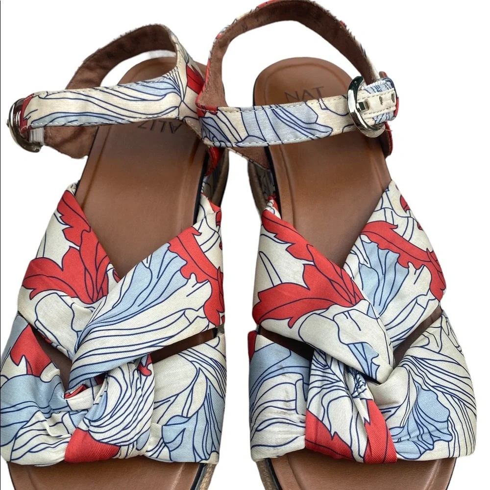 Naturalizer Floral Print Platform Sandals